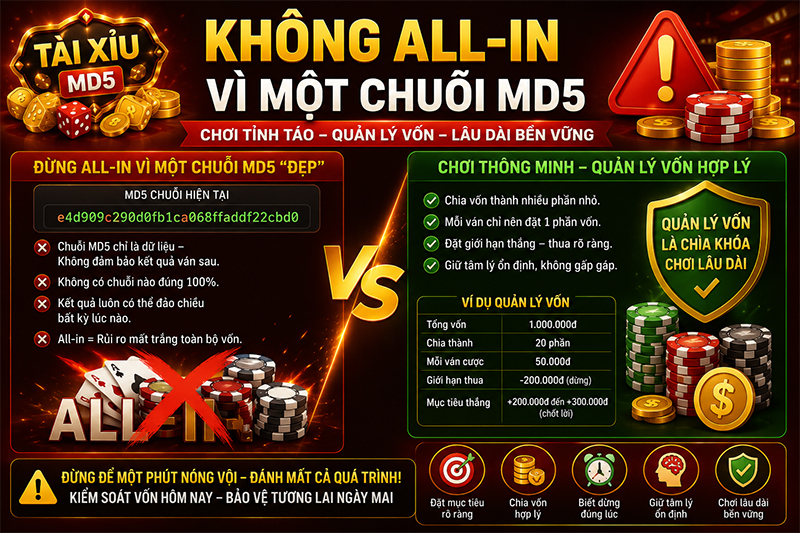Không all in vì chuỗi cầu